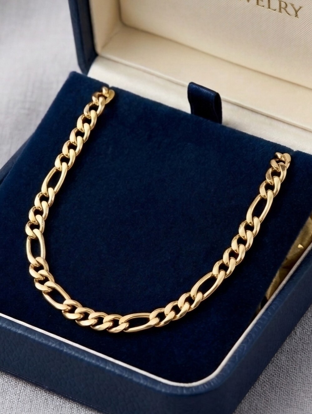 Italian 20" Figaro Chain